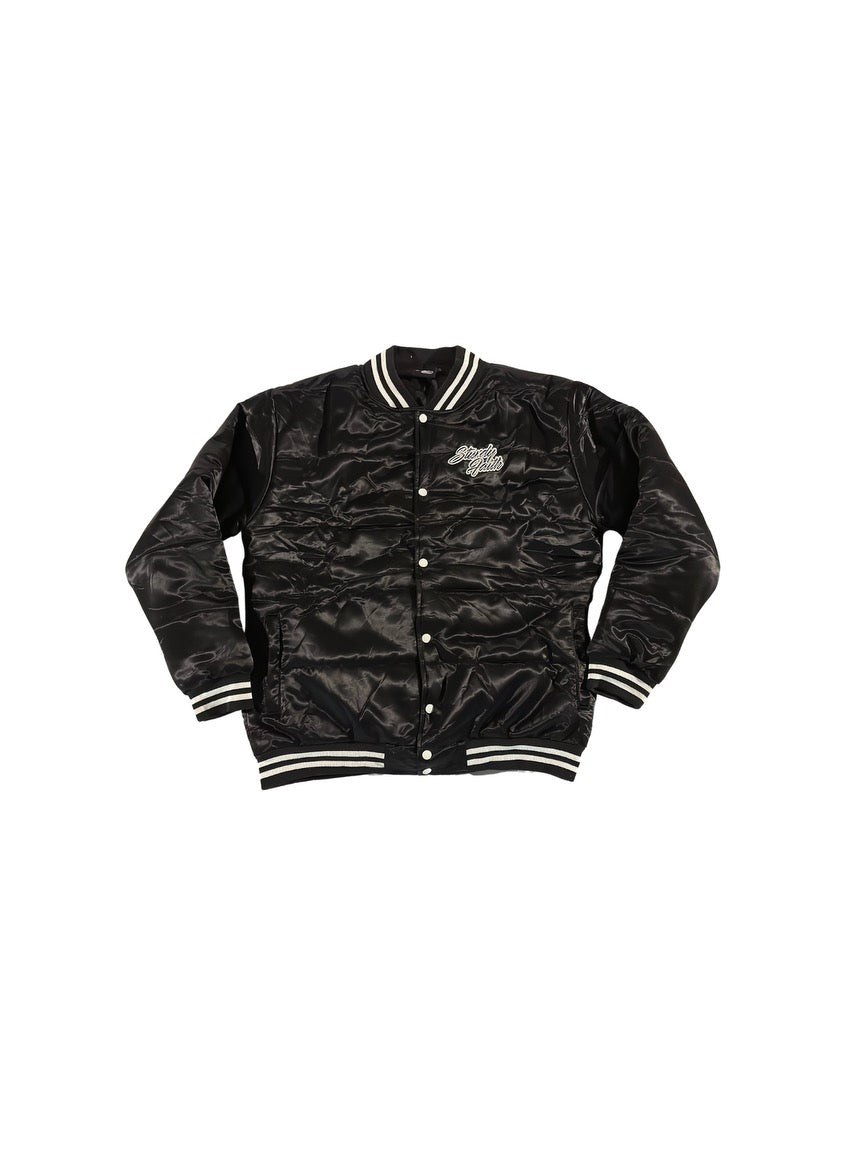 SF Black Logo Varsity Jacket